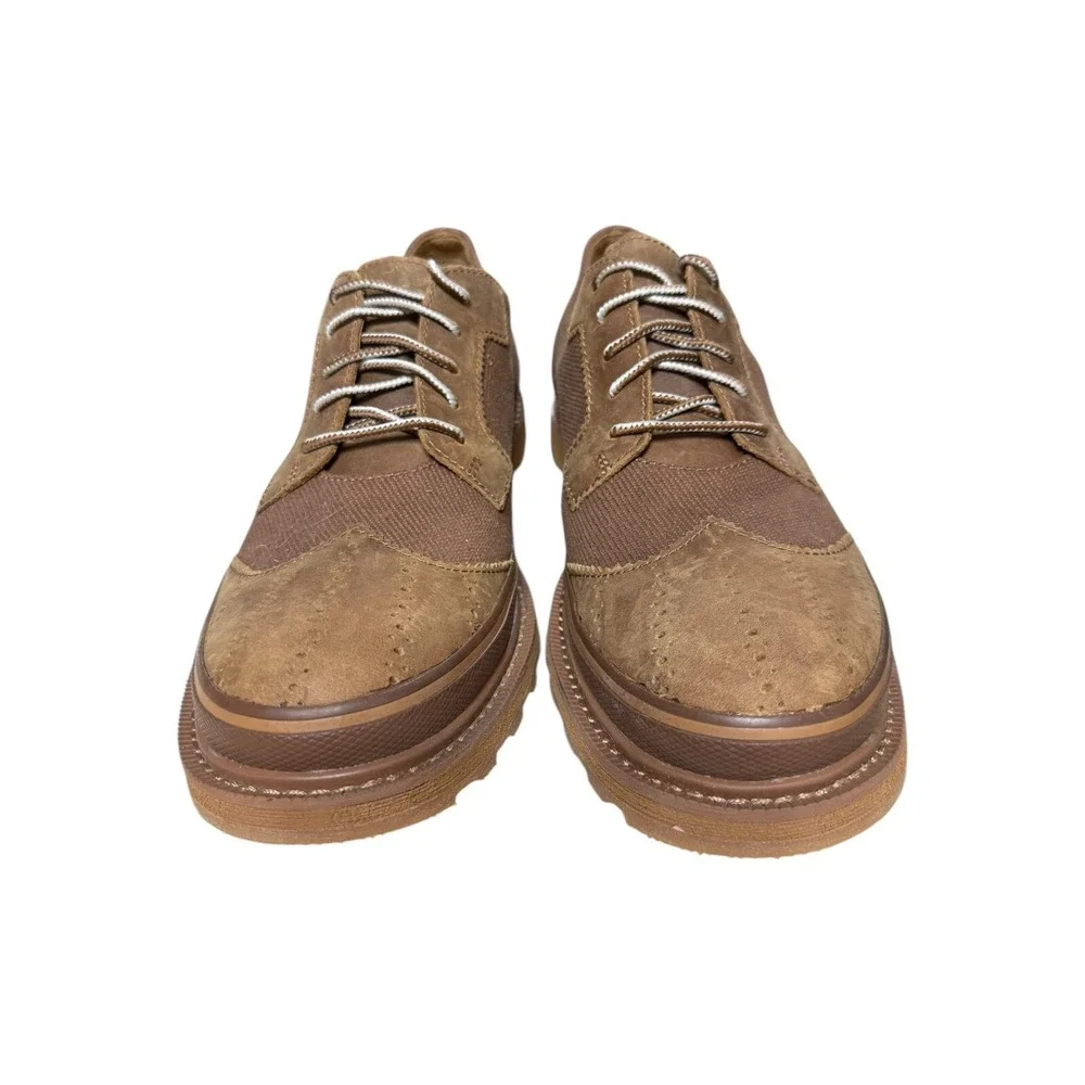 Mens Sorel Madson Brown Leather LaceUp Comfort Wingtip Oxfords Shoes Sz 9 No Box